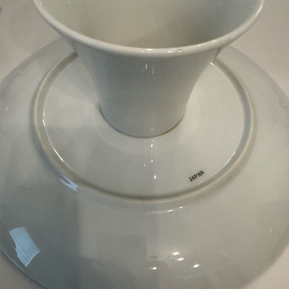 Vintage Festive Holiday, Christmas cake stand with Geese and Tree Design… - Picture 6 of 6